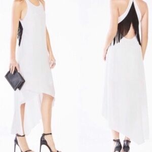 BCBGMaxAzria Ivory High Low Dress
